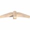 Ekena Millwork Bellingham Smooth Timber Gable Bracket, Douglas Fir, 48"W x 12"H x 5 1/2"D x 5 1/2"F, 6/12 Pitch GBW048X12X0606BEL00SDF - alternate 3